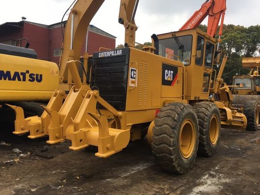 Wheel Manual Used CAT Motor Grader  140G With Ripper Triple Tine
