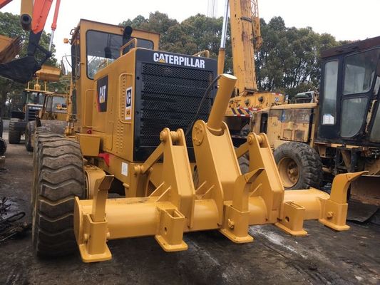 Wheel Manual Used CAT Motor Grader  140G With Ripper Triple Tine
