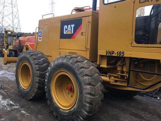 Wheel Manual Used CAT Motor Grader  140G With Ripper Triple Tine