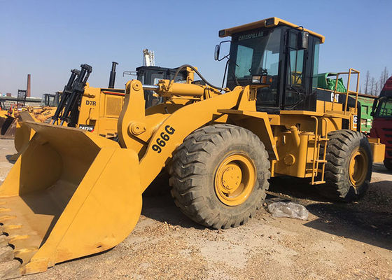 Front End Used CAT Wheel Loader 966G Origin Japan For Construction Works