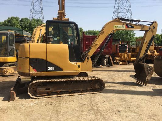 Second Hand 5.5km/H CAT 306D 6t Mini Crawler Excavator
