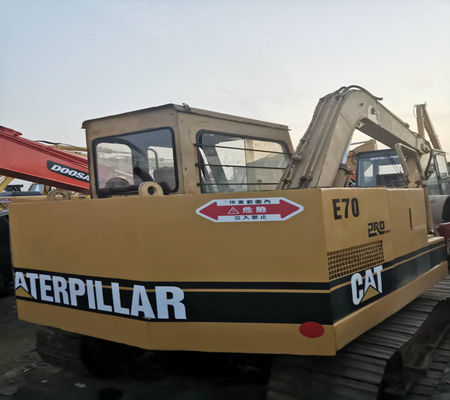 7T 0.3M3 Capacity Cat E70 Used Crawler Excavator